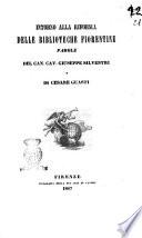 Intorno alla riforma delle biblioteche fiorentine parole del can. cav Giuseppe Silvestri e di Cesare Guasti