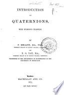 Introduction to Quaternions, with Numerous Examples