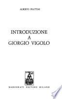 Introduzione a Giorgio Vigolo
