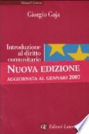 Introduzione al diritto comunitario