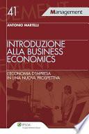 Introduzione alla business economics