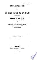 Introduzione alla filosofia