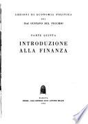Introduzione alla finanza