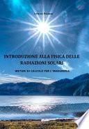 Introduzione alla fisica delle radiazioni solari