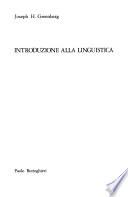 Introduzione alla linguistica