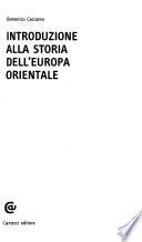 Introduzione alla storia dell'Europa orientale