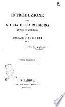 Introduzione alla storia della medicina antica e moderna di Rosario Scuderi