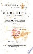 Introduzione alla storia della medicina