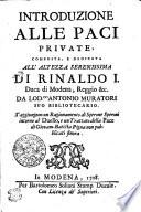 INTRODUZIONE ALLE PACI PRIVATE