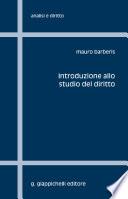 Introduzione allo studio del diritto