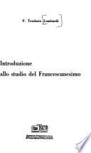 Introduzione allo studio del francescanesimo