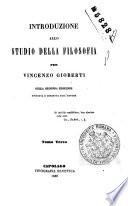 Introduzione allo studio della filosofia