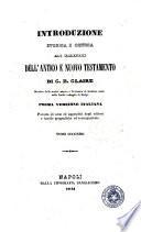 Introduzione storica e critica ai libri dell'Antico e Nuovo Testamento di G.B. Glaire