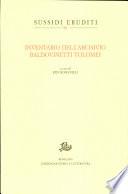 Inventario dell'Archivio Baldovinetti Tolomei