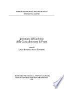 Inventario dell'Archivio della Curia diocesana di Prato