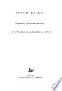 Inventario dell'archivio Papini