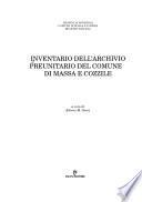 Inventario dell'archivio preunitario del comune di Massa e Cozzile