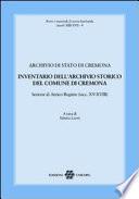 Inventario dell'archivio storico del comune di Cremona