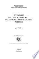 Inventario dell'archivio storico del Comune di San Marcello Pistoiese