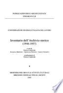 Inventario dell'Archivio storico
