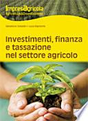 Investimenti, finanza e tassazione nel settore agricolo