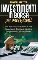 Investimenti in borsa per principianti