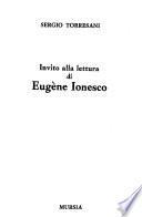 Invito alla lettura di Eugène Ionesco