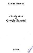 Invito alla lettura di Giorgio Bassani
