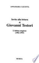 Invito alla lettura di Giovanni Testori