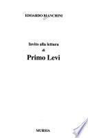 Invito alla lettura di Primo Levi