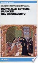 Invito alle lettere francesi del Cinquecento