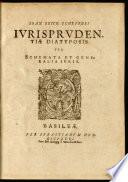 Ioan. Reich. Schefferi Iurisprudentiae diatyposis per schemata et generalia iuris