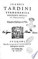 Ioannis Tardini ... Disquisitio physiologica de pilis