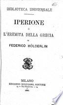 Iperione, o l'eremita della Grecia