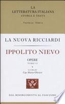 Ippolito Nievo. Opere