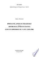 Ipponatte, Epodi di Strasburgo, Archiloco, Epodi di Colonia
