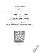 Isabella D'Este and Lorenzo Da Pavia