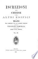 Iscrizioni delle chiese e degli altri edifici di Milano dal secolo VIII ai giorni nostri