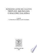 Iscrizioni latine del Salento