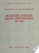 Iscrizioni puniche della Tripolitania (1927-1967)