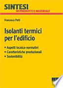 Isolanti termici per l'edificio