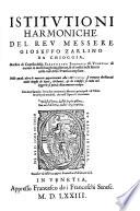 Istitutioni harmoniche