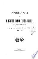Istituto (R.) tecnico Luigi Amabile di Avellino. Annuario