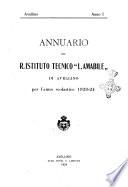 Istituto (R.) tecnico Luigi Amabile di Avellino. Annuario