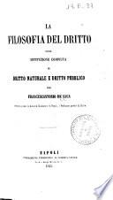 *Istituzione compiuta di diritto naturale e di diritto pubblico