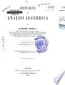 Istituzioni di analisi algebraica