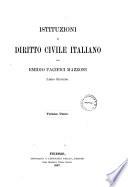 Istituzioni di diritto civile italiano Emidio Pacifici-Mazzoni