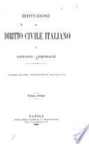 Istituzioni di diritto civile italiano