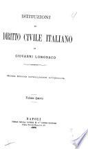 Istituzioni di diritto civile italiano