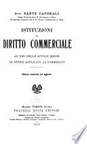 Istituzioni di diritto commerciale